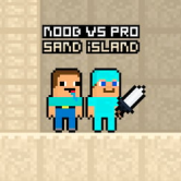 Noob vs Pro Sand island